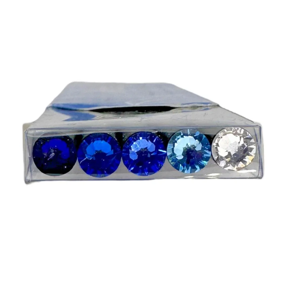 (1) Pack 5-Piece Swarovski Elements Crystal Pencil Set BLUE Blackwood by XTRAS